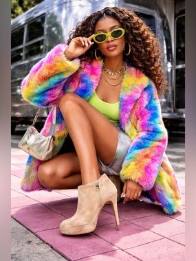 Vince Camuto Beige Suede High Heel Ankle Platform Booties with Side Zip new 5.5